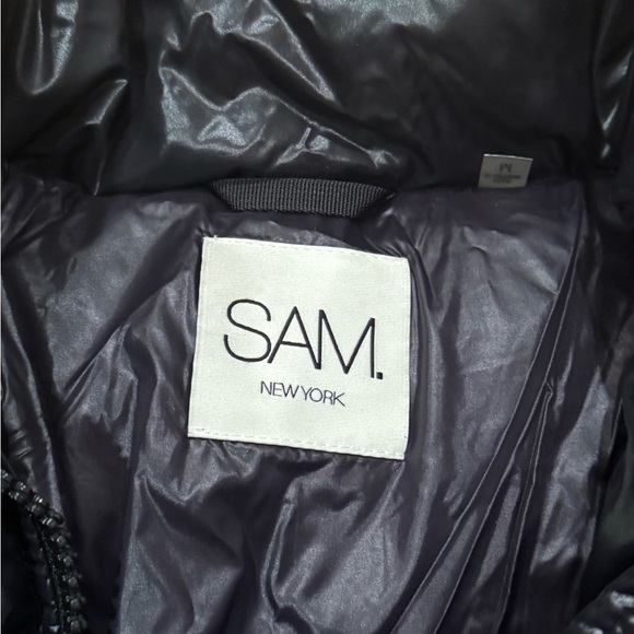 SAM. Black Puffer Jacket - Picture 2 of 6